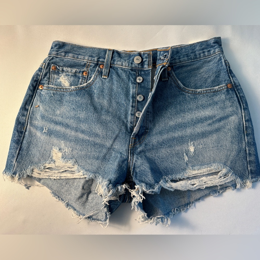 Levi’s Denim Distressed Women's Shorts